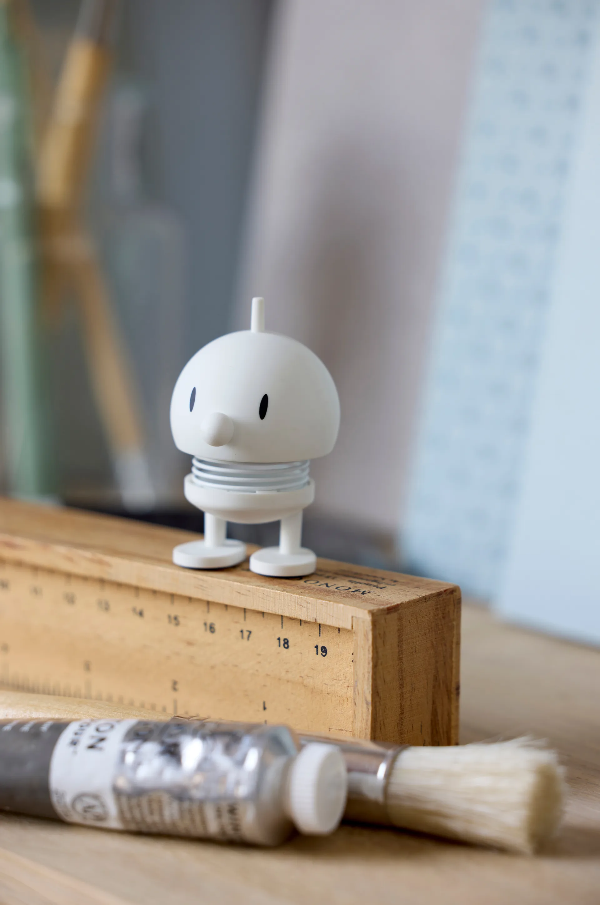 Figura Hoptimist Soft Bumble XS, White Hoptimist