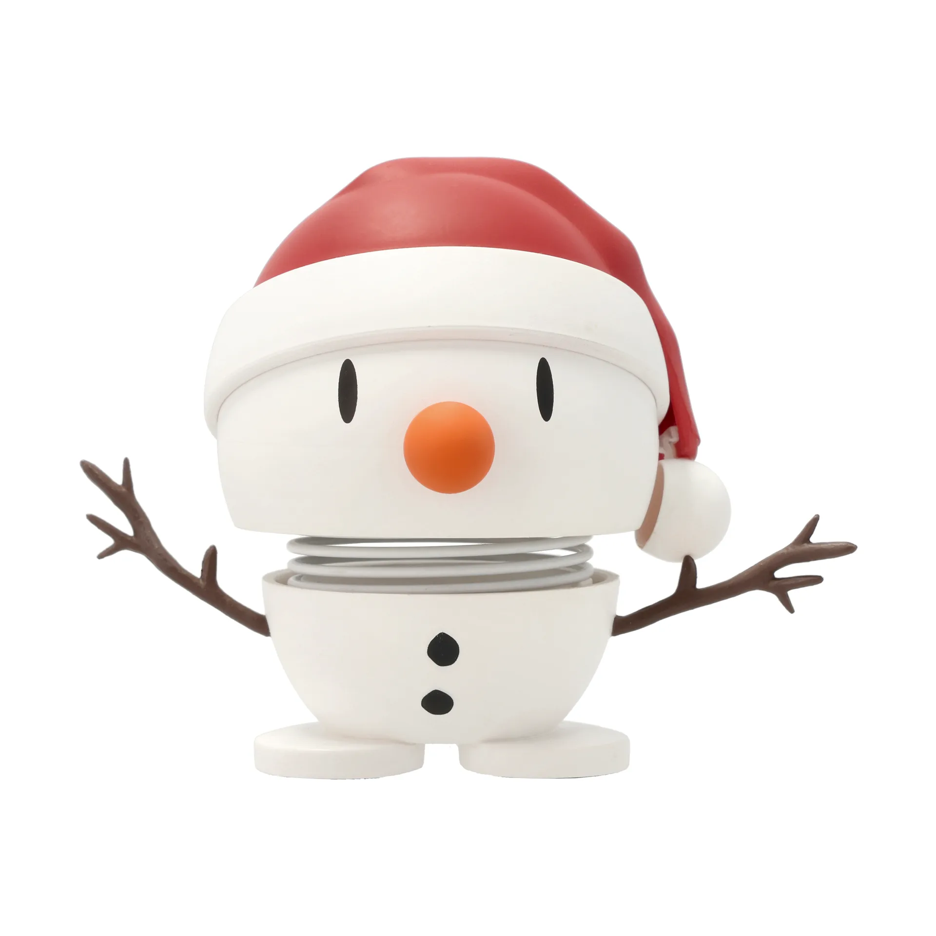 Figura Hoptimist Soft Santa Snowman S, White Hoptimist