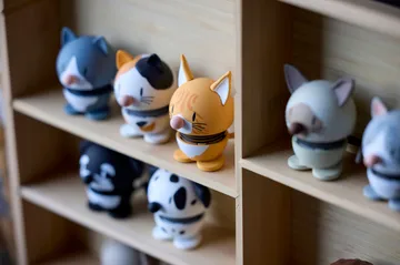 Figura Hoptimist XS - Blue American Shorthair, blue - Hoptimist