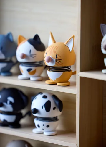 Figura Hoptimist XS - Orange Tabby, orange - Hoptimist