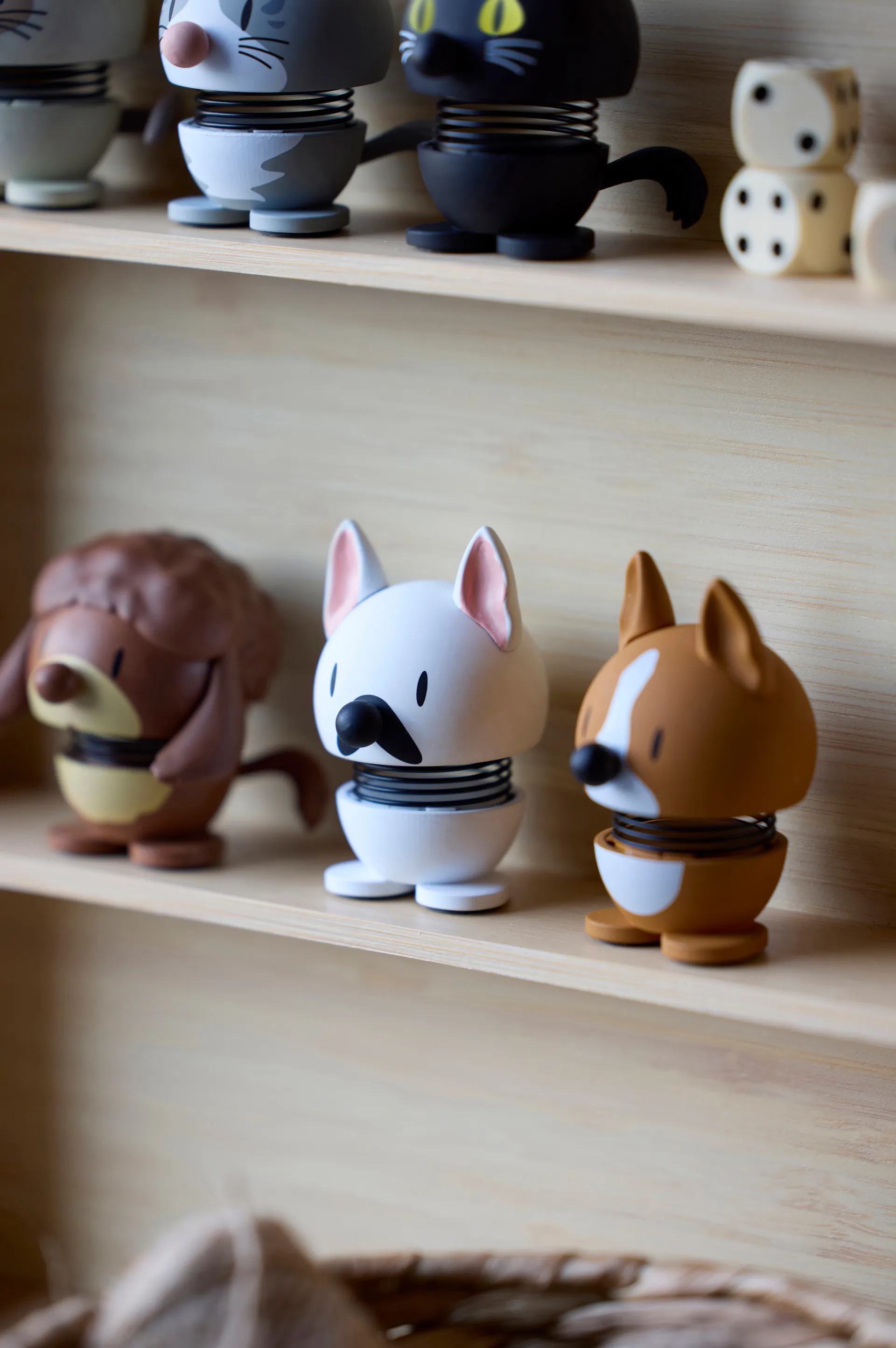 Figura Hoptimist XS, Poodle, brown Hoptimist