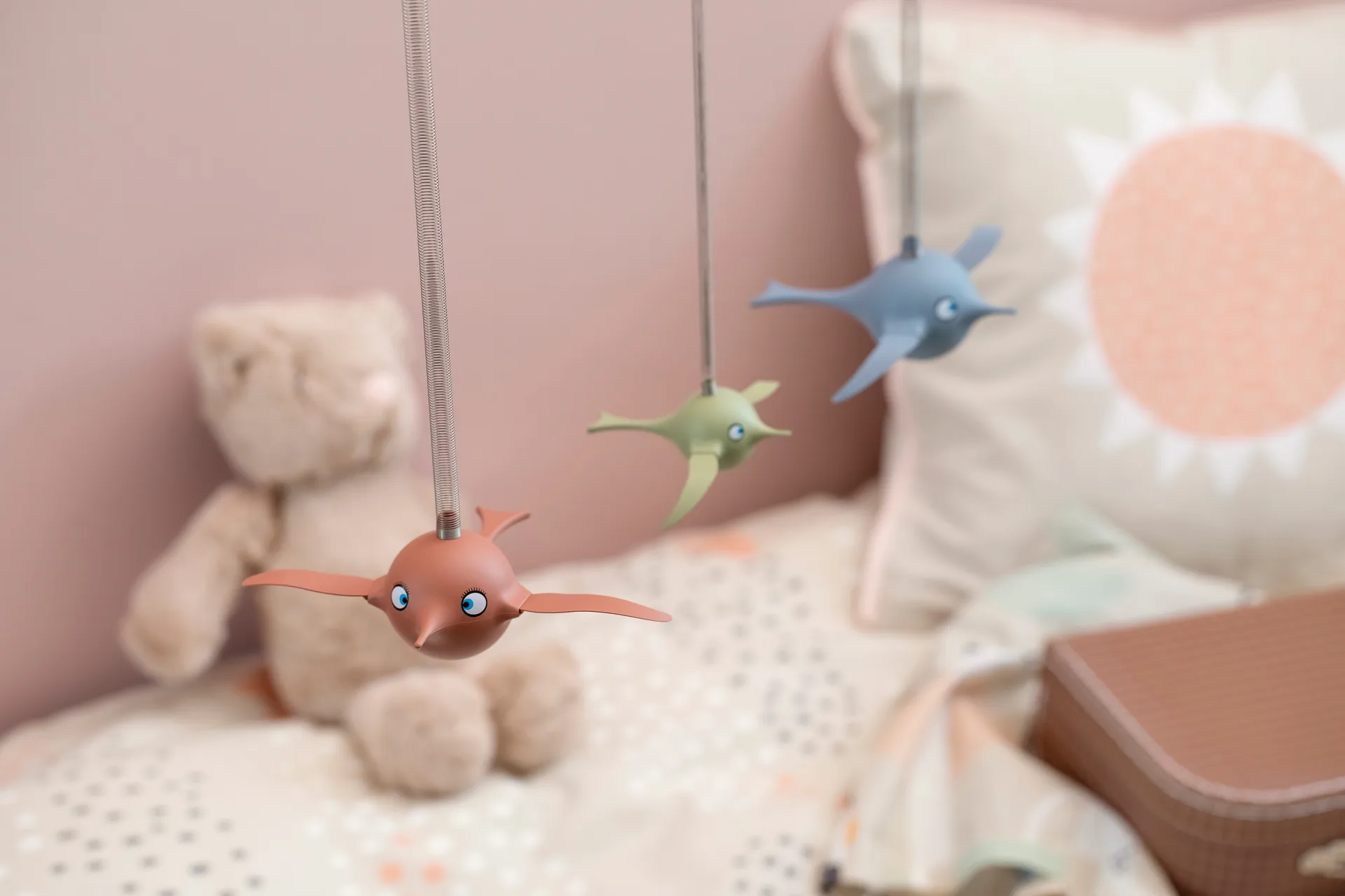 Móvil Hoptimist Soft Birdie M, Sky Hoptimist