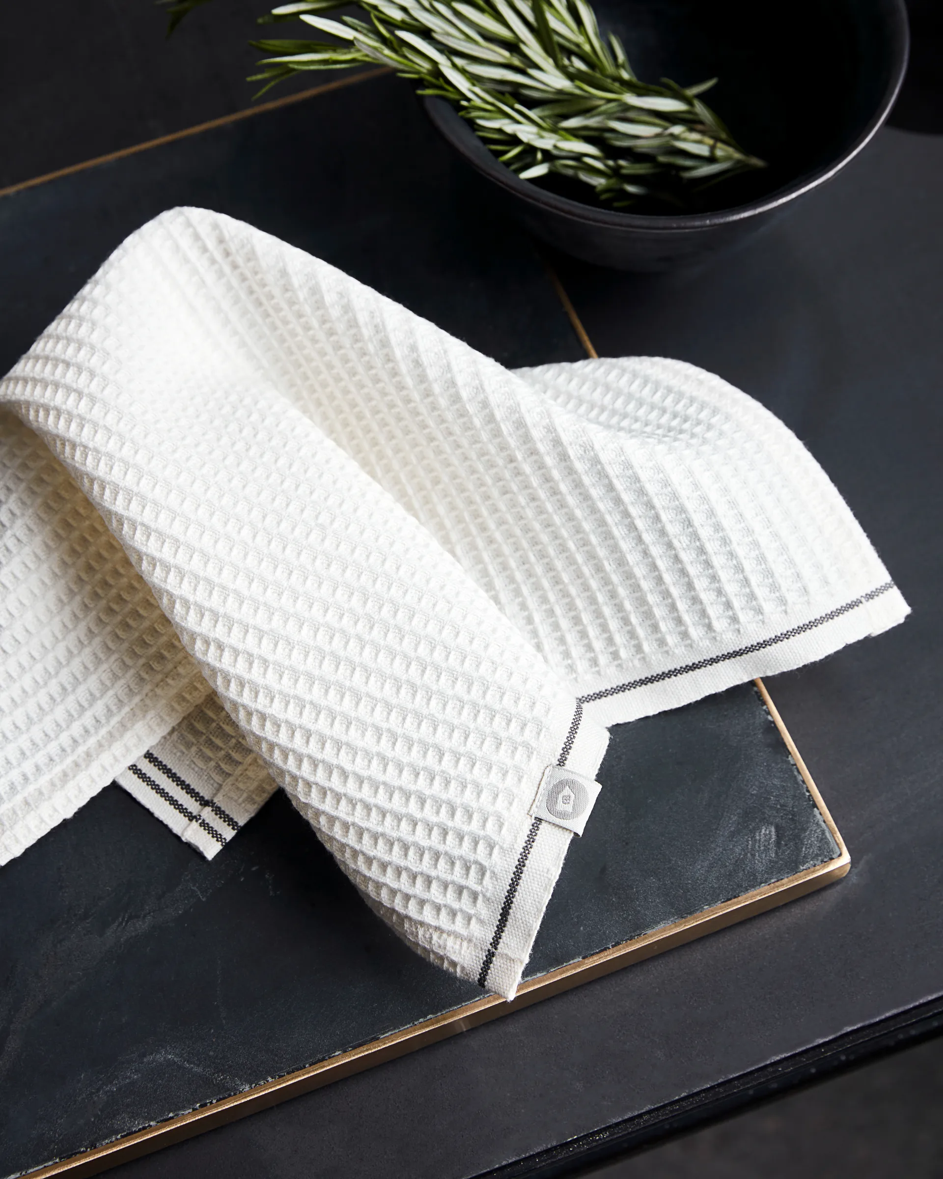 2 Bayetas Waffle 30x30 cm, gris House Doctor