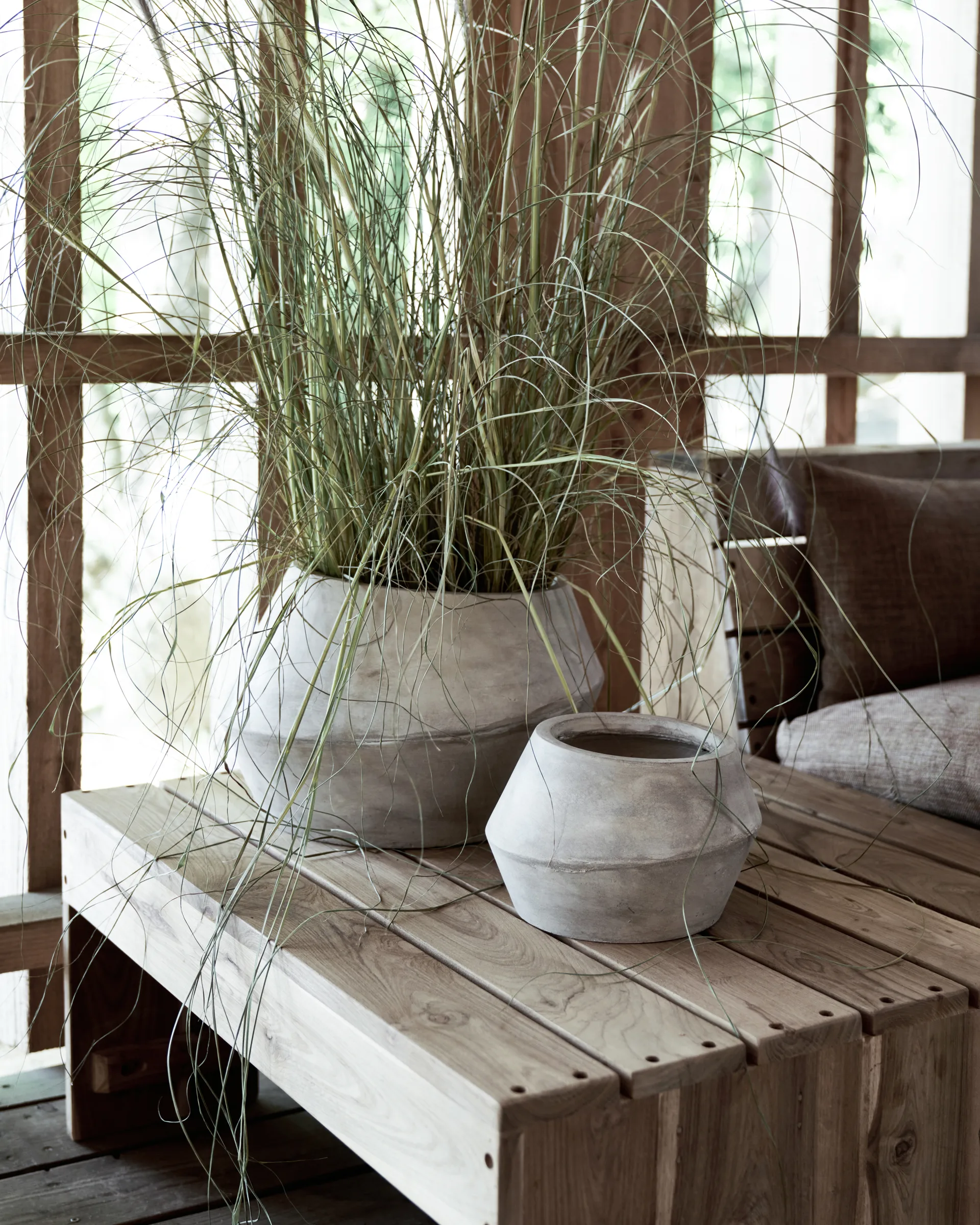 2 Macetas Mysa, Ø24 cm y Ø37 cm House Doctor