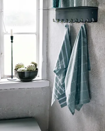 2 Paños de cocina Clean - azul claro - House Doctor