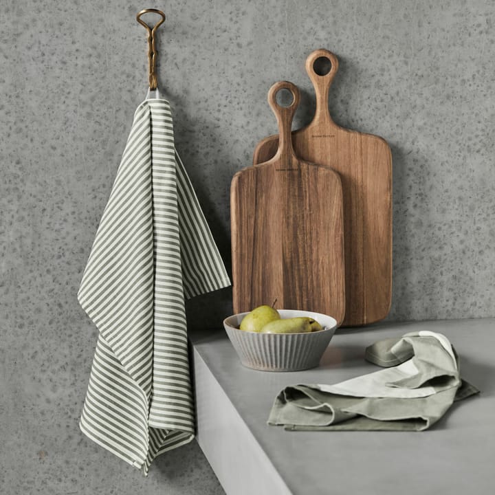 2 Paños de cocina Cook 55x75 cm, Verde oliva House Doctor