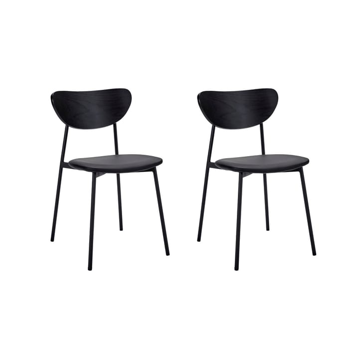 2 sillas con asiento Must - Negro - House Doctor