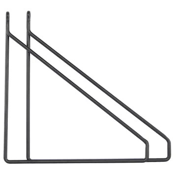 2 Soportes para balda Apart - negro - House Doctor