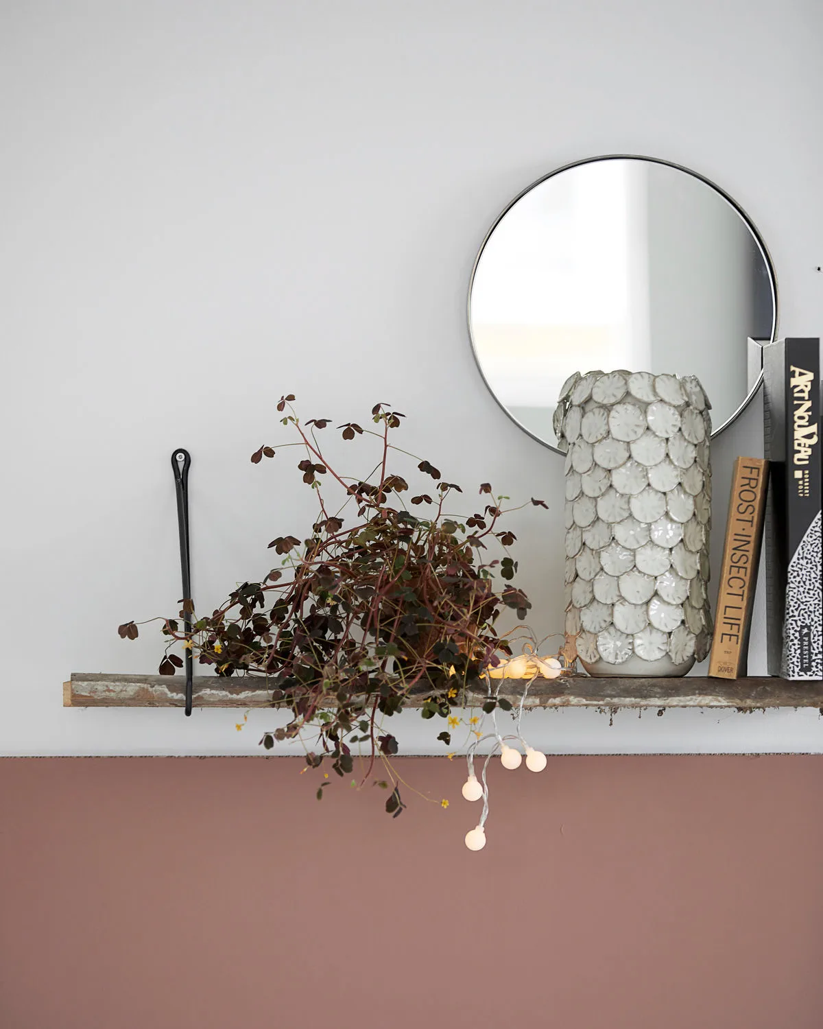 2 Soportes para balda Apart, negro House Doctor