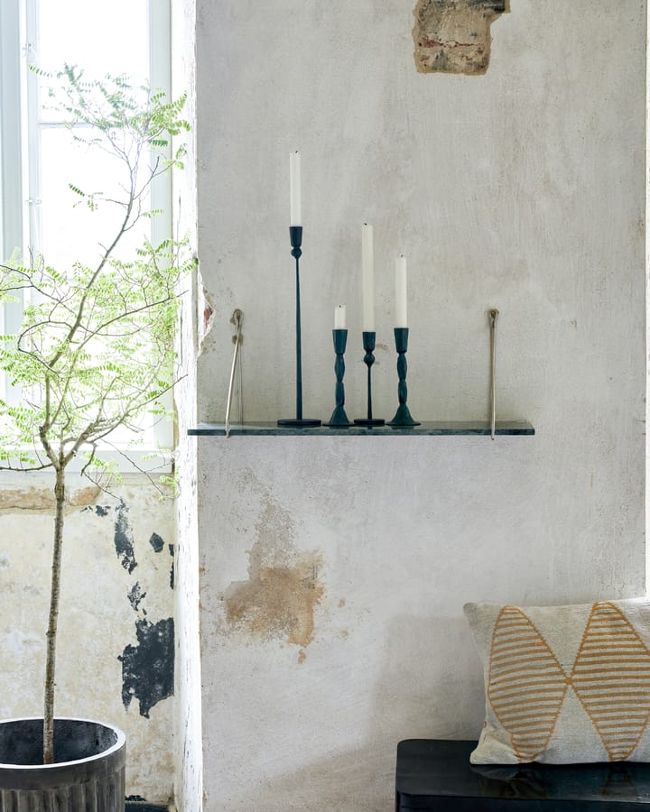 2 Soportes para balda Apart, Plata cepillada House Doctor