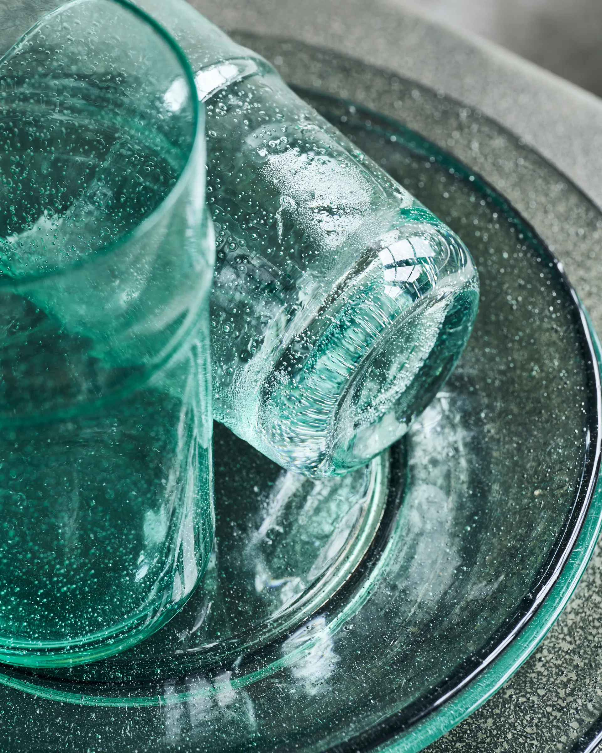 2 Vasos Rain 14 cm, Transparente House Doctor