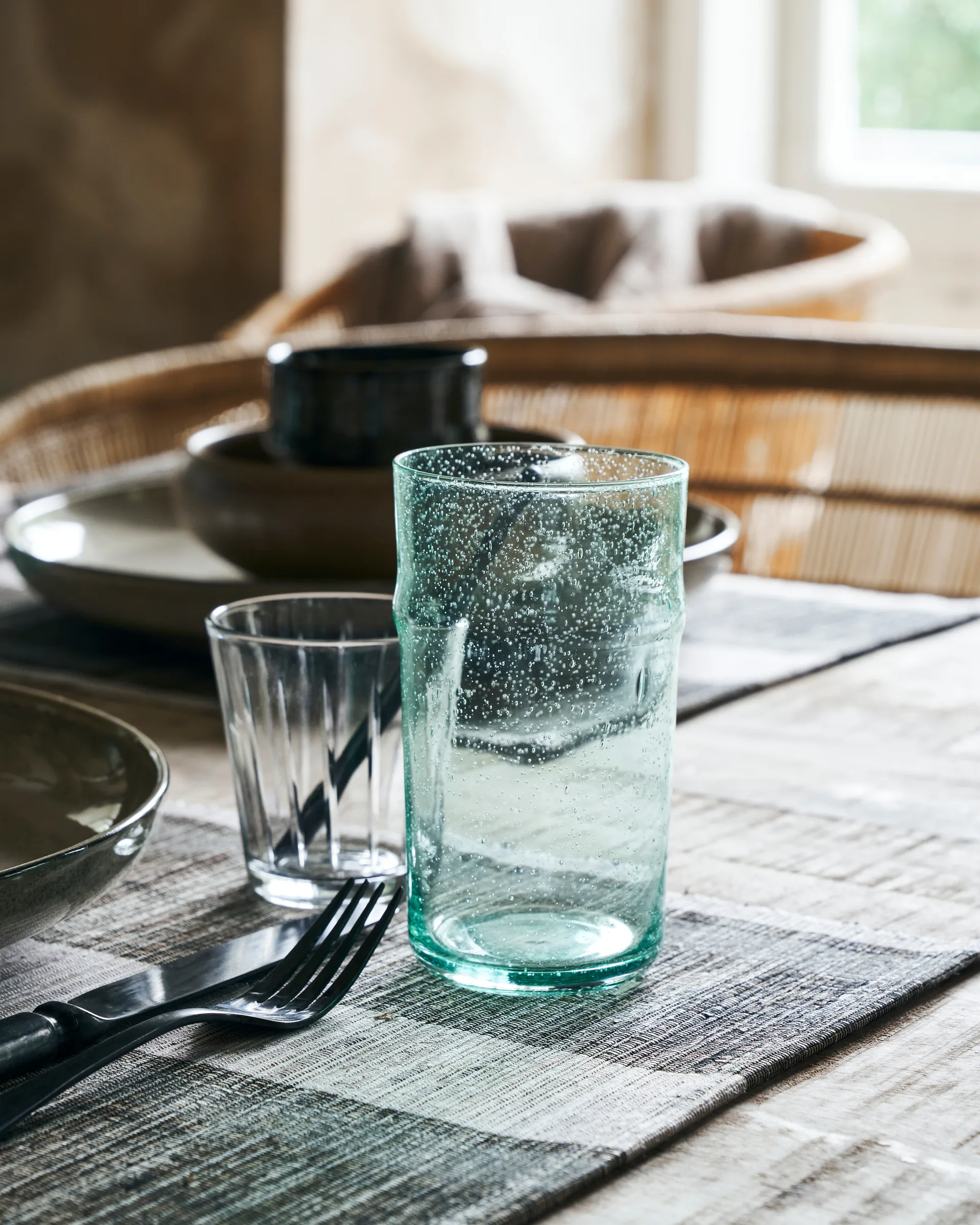 2 Vasos Rain 14 cm, Transparente House Doctor