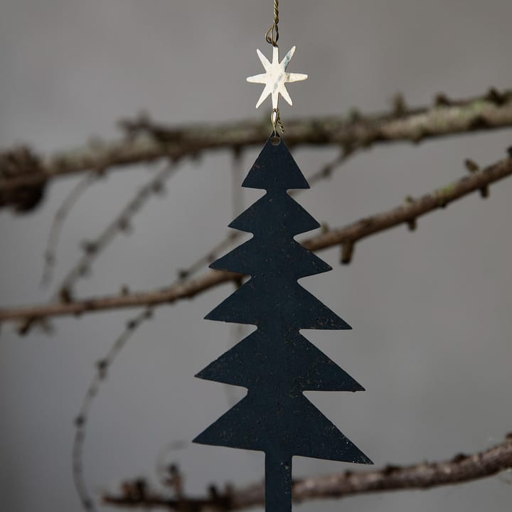3 Colgantes de Navidad Tree with Star, negro House Doctor