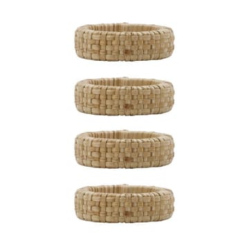 4 Anillos para servilleta Kind Ø5 cm - Bambú - House Doctor