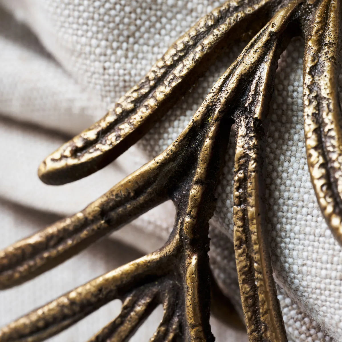 4 Anillos para servilletas Mistle, Latón antiguo House Doctor