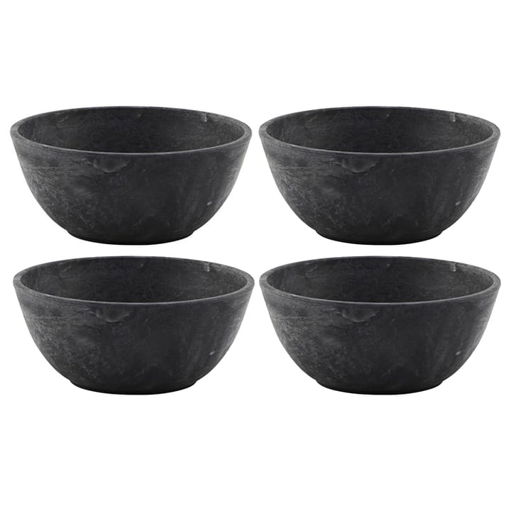 4 Boles Serveur 13 cm, negro House Doctor