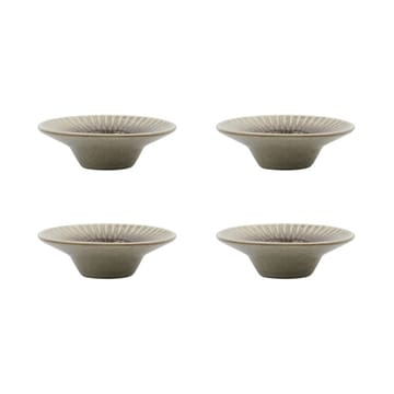 4 Hueveras Pleat - Gris-marrón - House Doctor