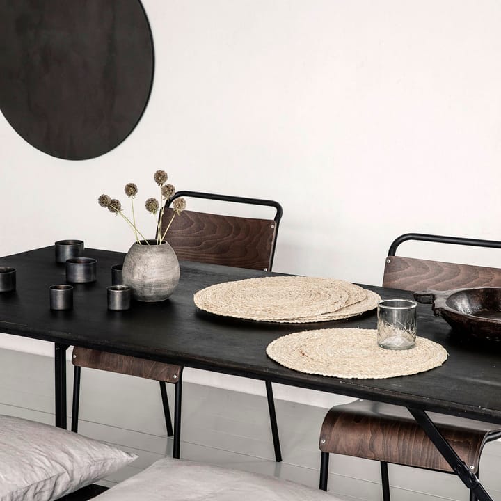 4 Manteles individuales Circle algas, natural House Doctor