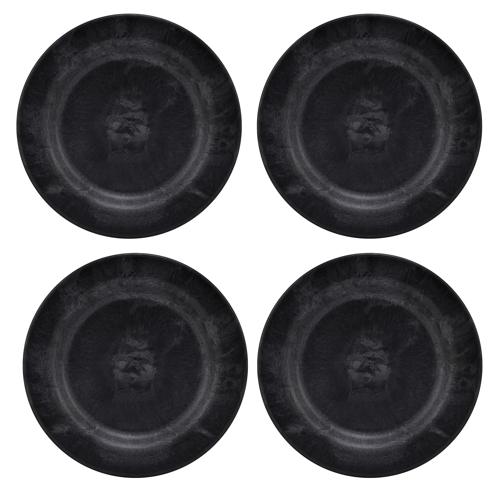 4 Platillos Serveur 18 cm, negro House Doctor