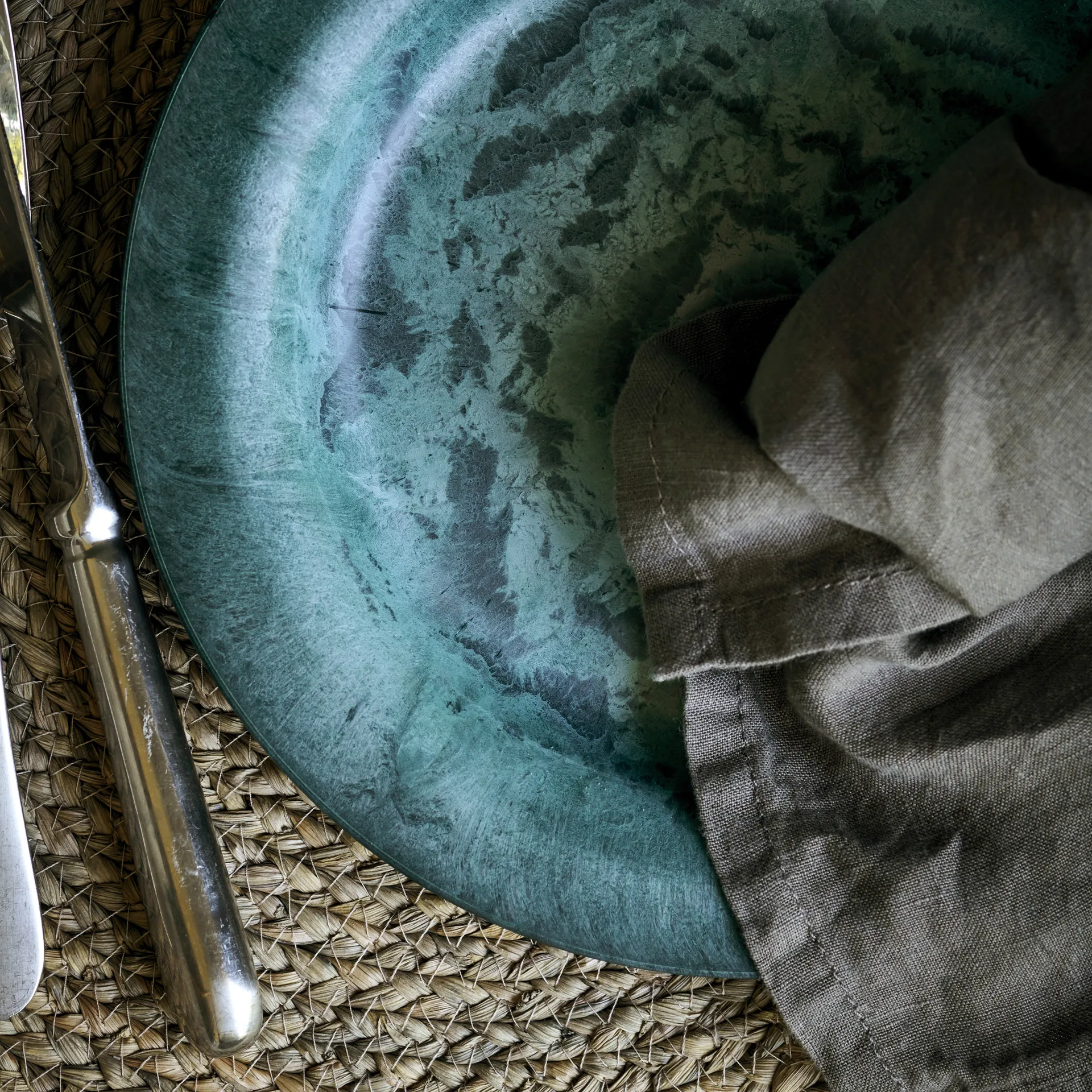 4 Platillos Serveur 18 cm, verde House Doctor