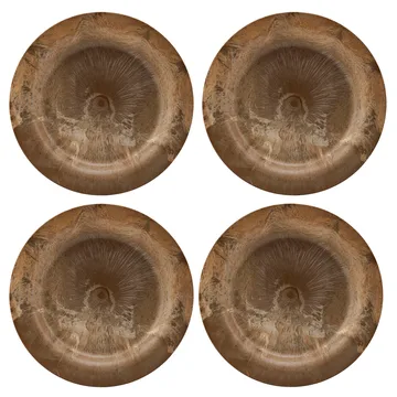 4 Platos Serveur 24 cm - Dorado - House Doctor