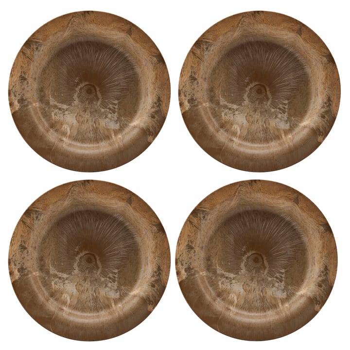 4 Platos Serveur 24 cm - Dorado - House Doctor