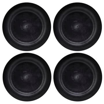 4 Platos Serveur 24 cm - negro - House Doctor