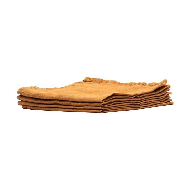 4 Servilletas de lino By - curry - House Doctor