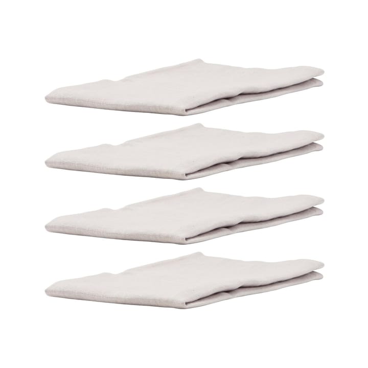 4 Servilletas de lino By - gris claro - House Doctor
