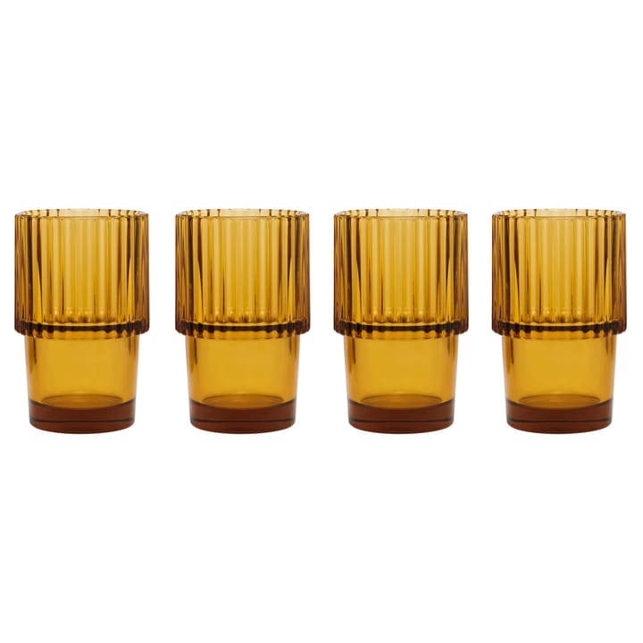 4 Vasos Rills, ámbar House Doctor