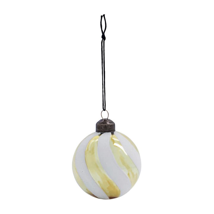 6 Bolas de árbol de navidad Glowi Ø6 cm, Dorado House Doctor
