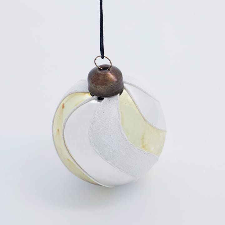 6 Bolas de árbol de navidad Glowi Ø6 cm, Dorado House Doctor
