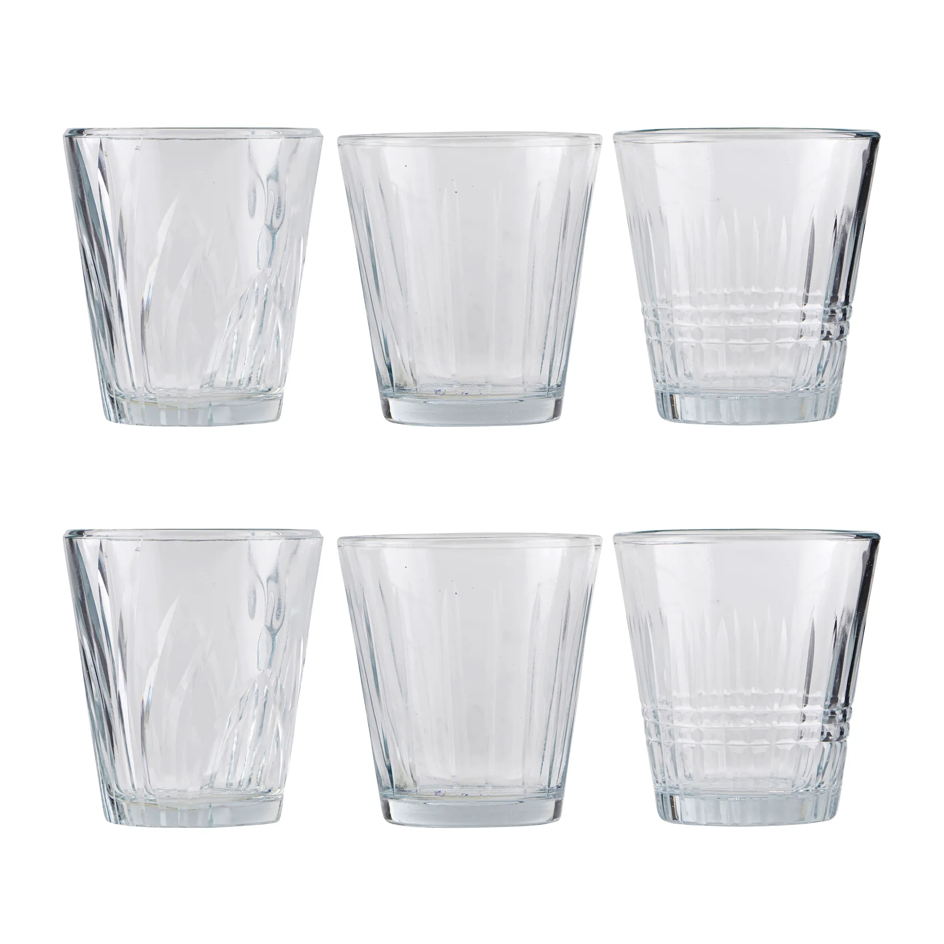 6 Vasos Vintage, set de 6 House Doctor