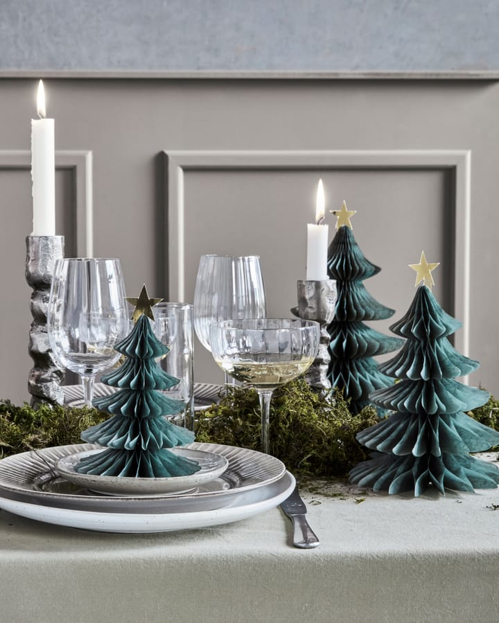 Abeto decorativo Tree, 3 piezas, Verde House Doctor