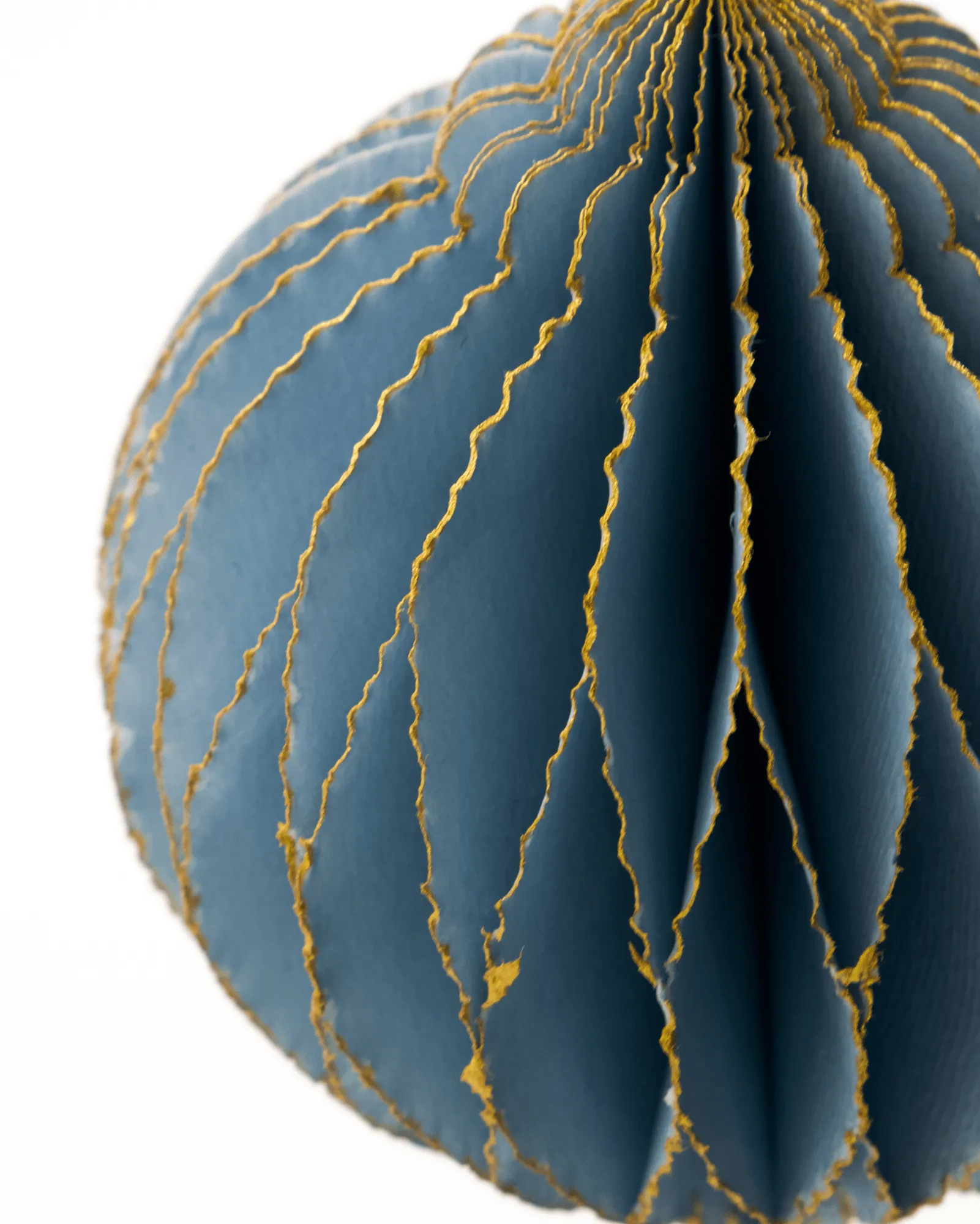 Adorno colgante navideño Alsta, pack de 4, Azul claro, Ø10 cm House Doctor