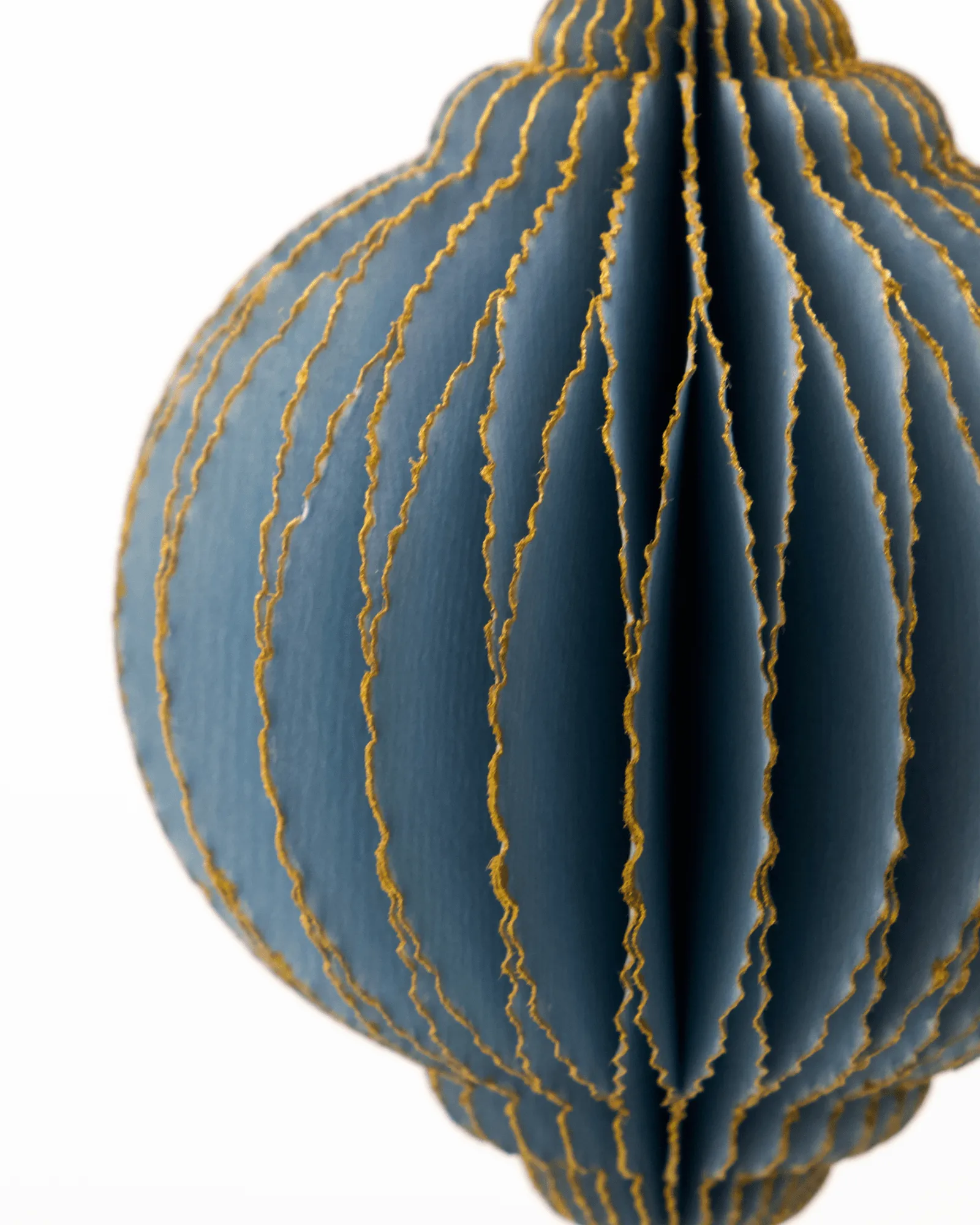 Adorno colgante navideño Alsta, pack de 4, Azul claro, Ø8 cm House Doctor
