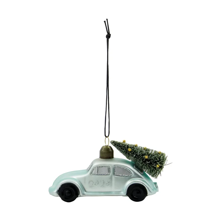 Adorno colgante navideño Car - Azul claro, 2026 - House Doctor