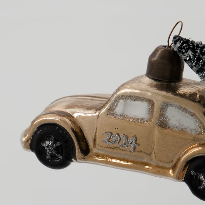 Adorno colgante navideño Car, Oro House Doctor