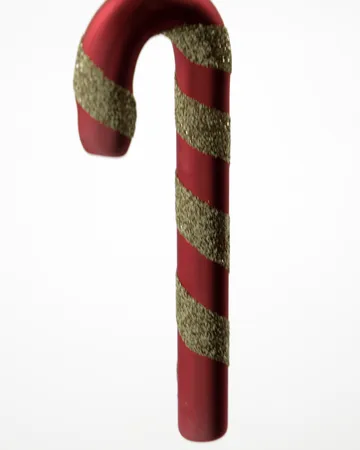 Adorno colgante navideño Stick, pack de 4 - Rojo empolvado - House Doctor