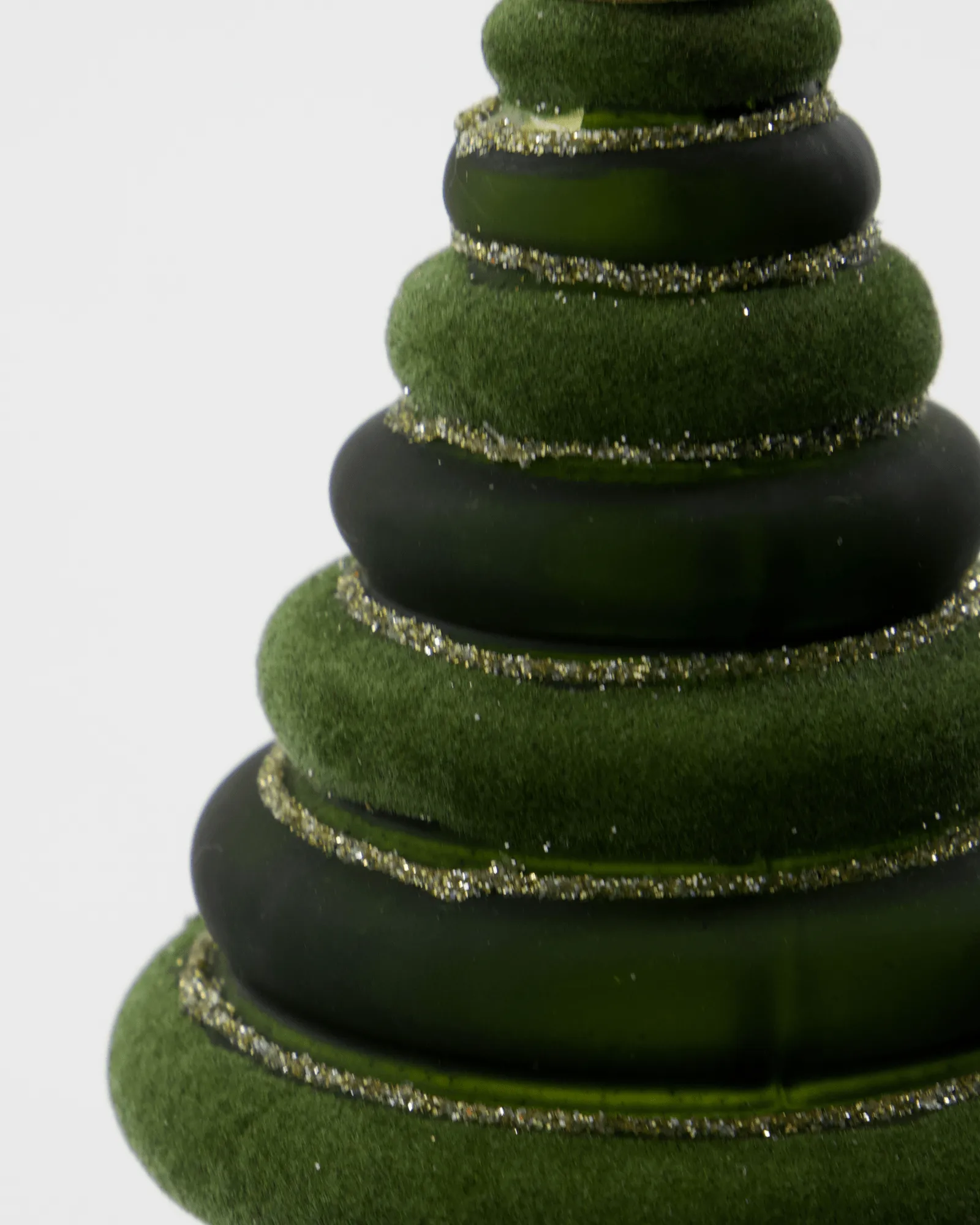Adorno colgante navideño Tree, 2 piezas, Verde House Doctor