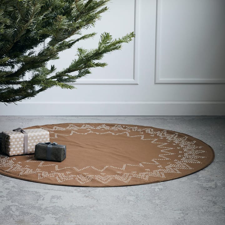 Alfombra árbol de navidad Noel Ø120 cm, marrón House Doctor