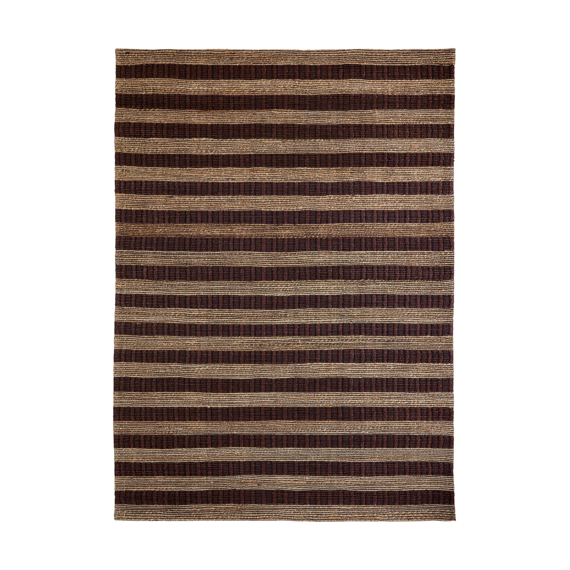 Alfombra Block  marrón-natural, 160 x 230 cm House Doctor