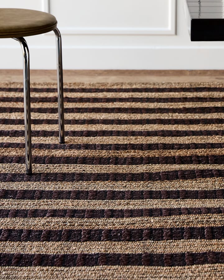 Alfombra Block  marrón-natural, 160 x 230 cm House Doctor
