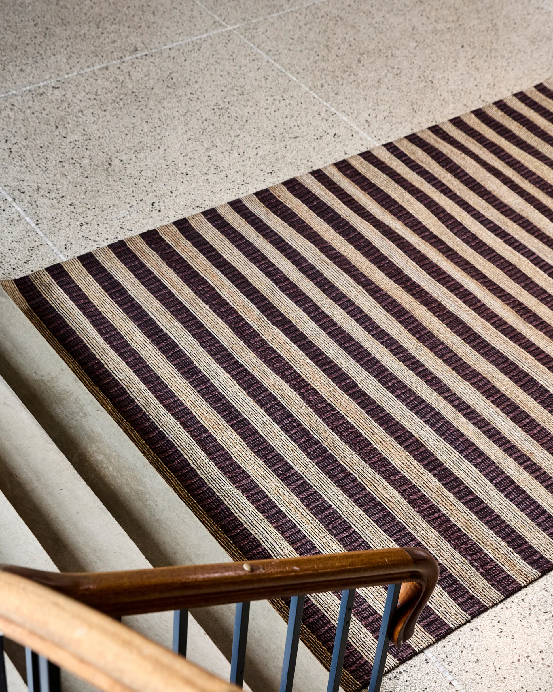 Alfombra Block  marrón-natural, 200 x 300 cm House Doctor