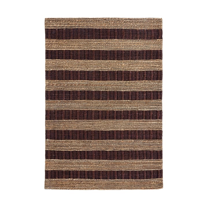 Alfombra Block  marrón-natural - 85x130 cm - House Doctor