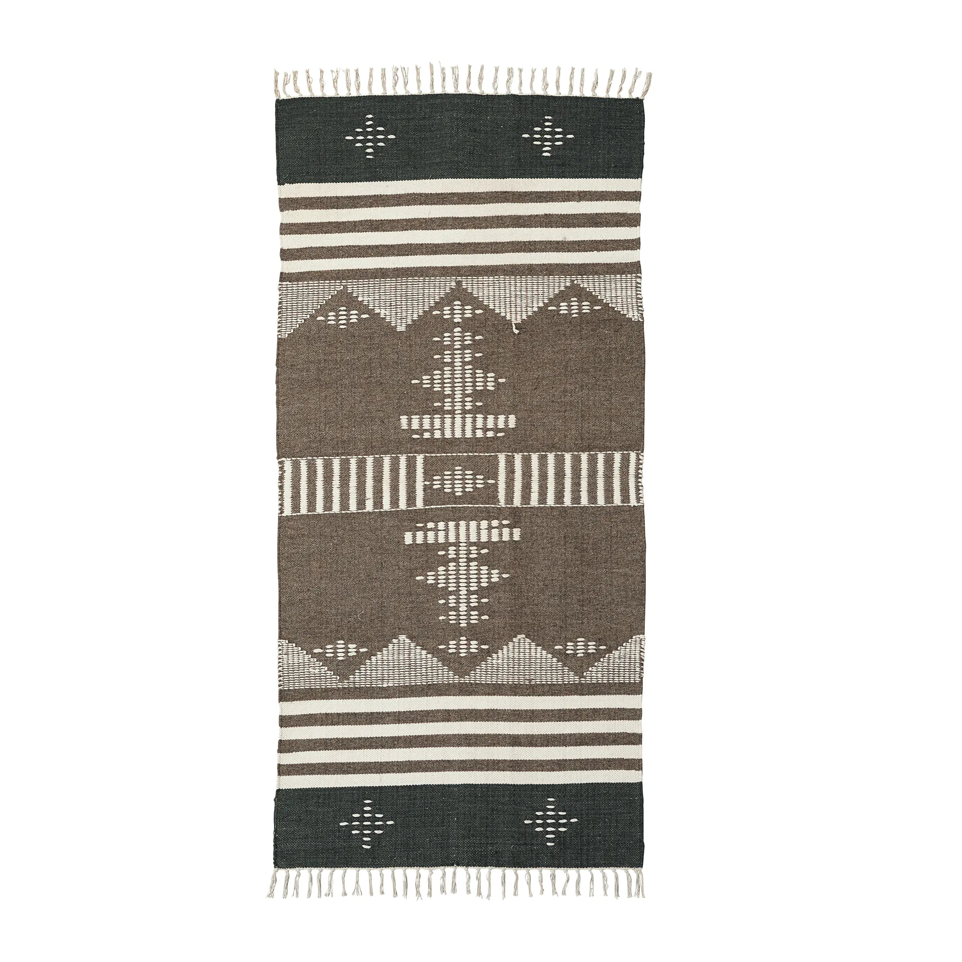 Alfombra Coto 90 x 200 cm, Marrón House Doctor