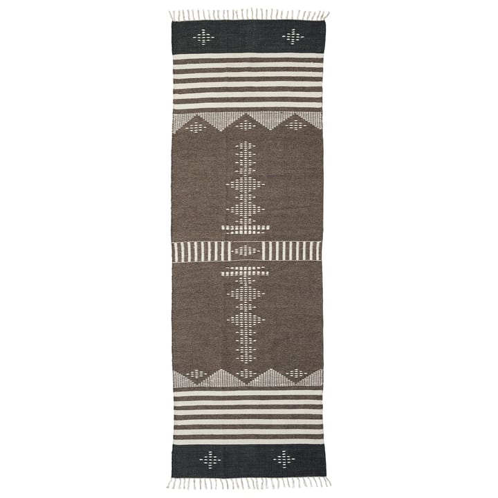 Alfombra Coto 90 x 300 cm - Marrón - House Doctor