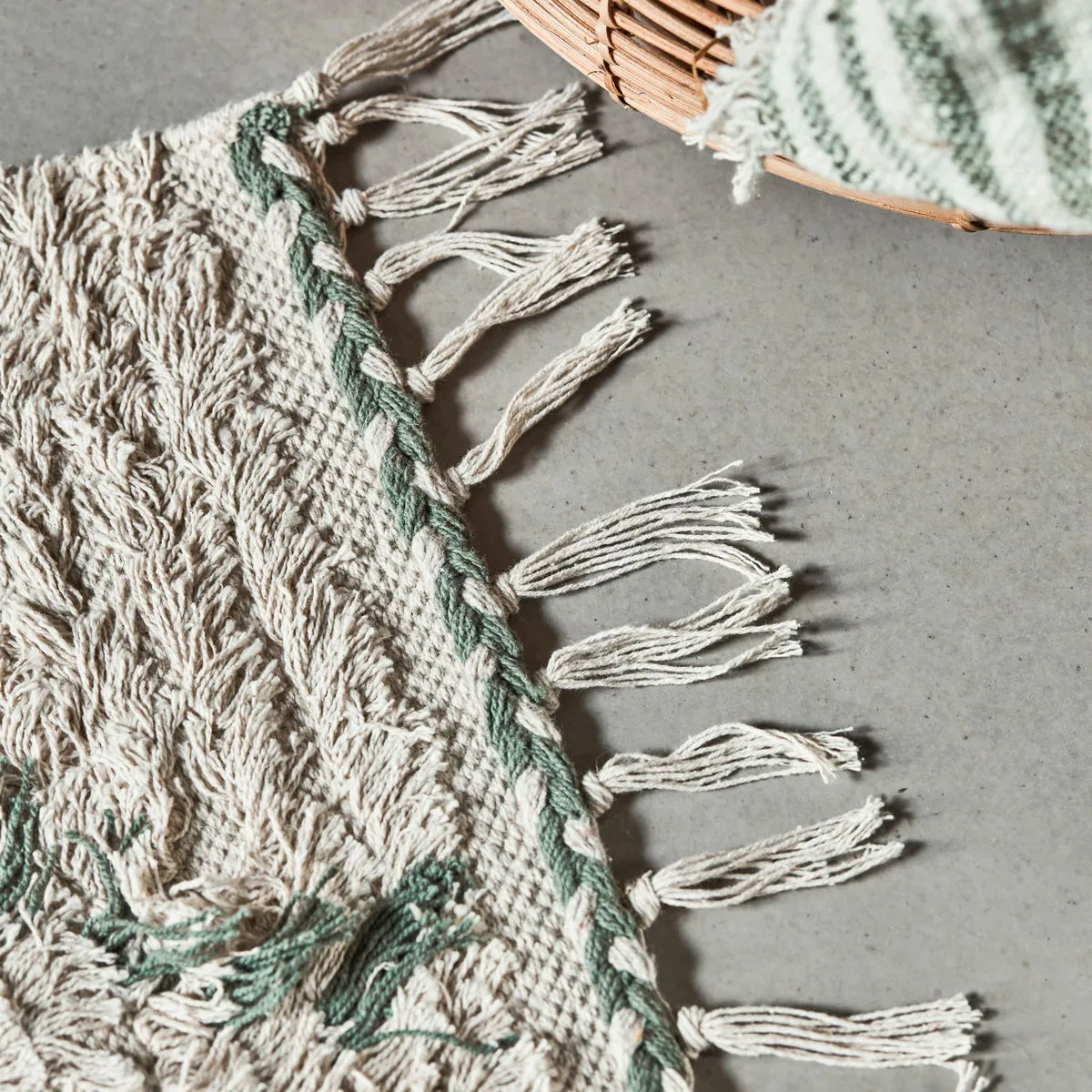 Alfombra de pasillo Minis 90x200 cm, Verde House Doctor