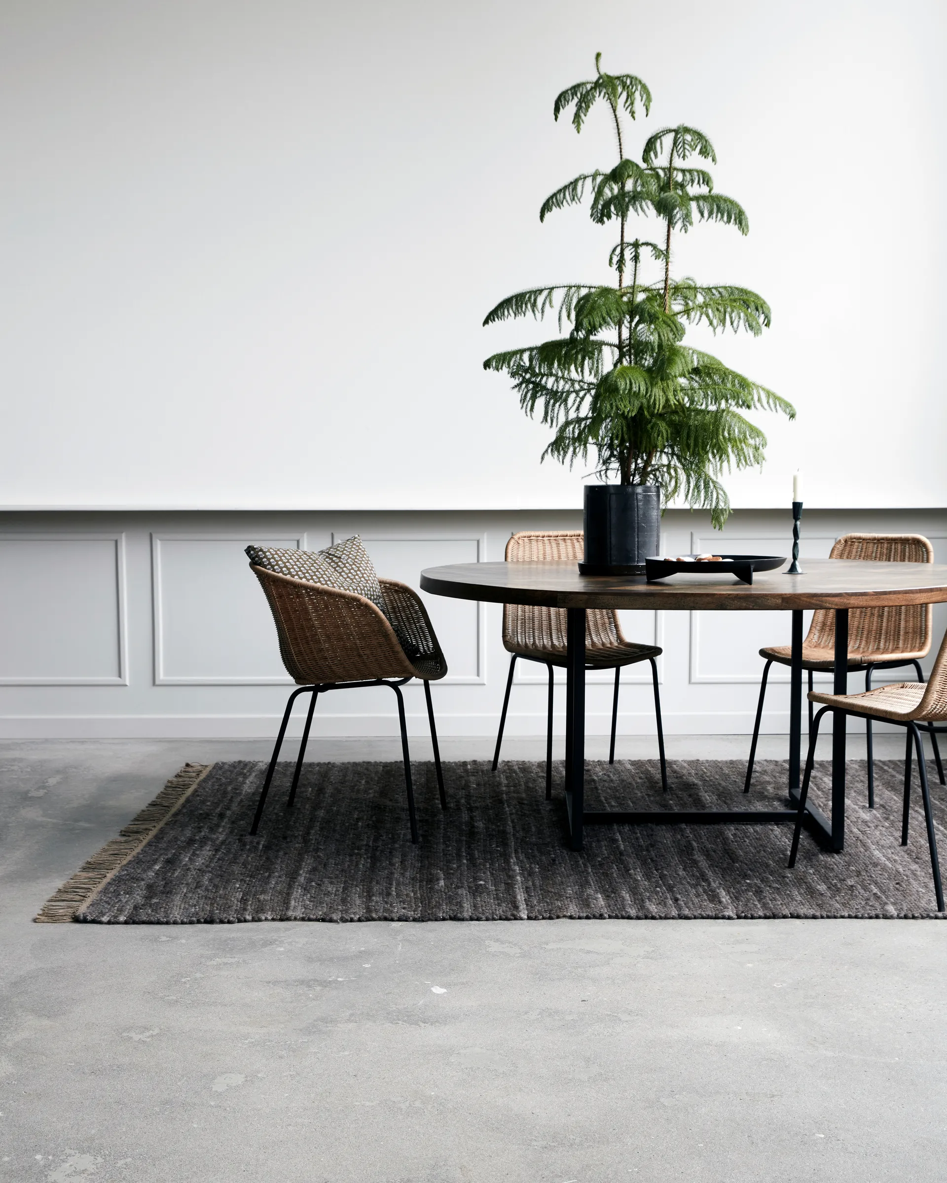 Alfombra Hafi 200x300 cm, Marrón House Doctor