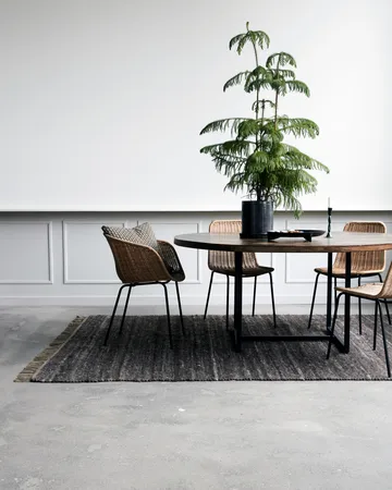 Alfombra Hafi 200x300 cm - Marrón - House Doctor